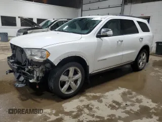 2013 Dodge Durango Citadel with VIN 1C4RDJEG2DC518008, listed as a Copart auction lot 61790705 with 165,042 mi miles and Salvage title. Bid and sale history available at DreamBid. Image 1.