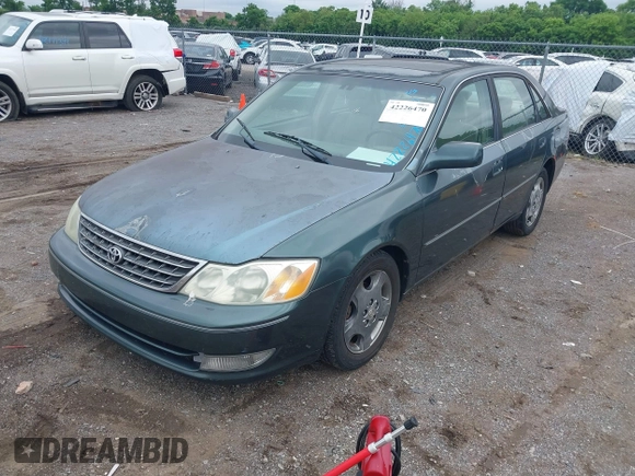 2003 Toyota Avalon XL with VIN 4T1BF28B63U294358, listed as a IAAI auction lot 42226470 with 256,405 mi miles and . Bid and sale history available at carsss.com. Image 2.