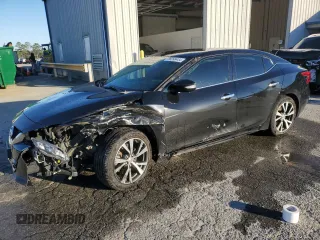 2017 Nissan Maxima SV with VIN 1N4AA6AP8HC413025, listed as a Copart auction lot 86098434 with 125,527 mi miles and Salvage Title. Bid and sale history available at carsss.com. Image 1.