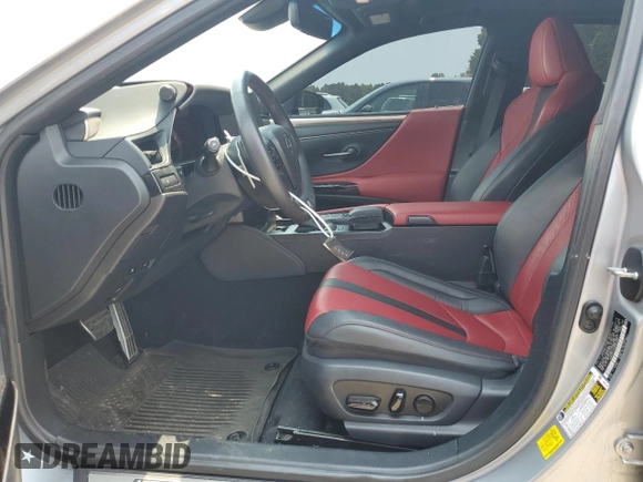 2022 Lexus ES 300h F Sport with VIN 58AGA1C16NU023275, listed as a Copart auction lot 59368385 with 56,719 mi miles and Salvage title. Bid and sale history available at DreamBid. Image 7.