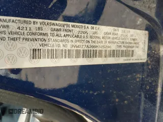 2011 Volkswagen Jetta SE с VIN 3VWDZ7AJ9BM325296, выставлен на аукционе IAAI как лот 42396817 с пробегом Не указан миль и . История ставок и продаж доступна на DreamBid. Изображение 9.