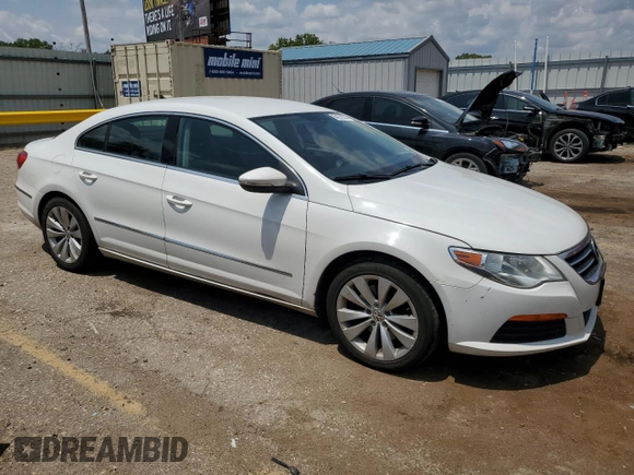 2012 Volkswagen CC Sport with VIN WVWMN7AN4CE550802, listed as a Copart auction lot 64181834 with 167,045 mi miles and Salvage Title. Bid and sale history available at carsss.com. Image 4.