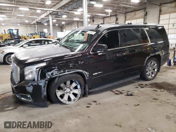 2016 GMC Yukon Denali with VIN 1GKS2CKJ8GR402482, listed as a Copart auction lot 69753434 with 160,816 mi miles and Salvage Title. Bid and sale history available at carsss.com. Image 1.