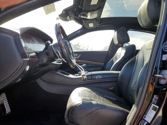 2018 Mercedes-Benz S 560 with VIN WDDUG8DB3JA398510, listed as a Copart auction lot 49276415 with 87,687 mi miles and Salvage Title. Bid and sale history available at carsss.com. Image 7.