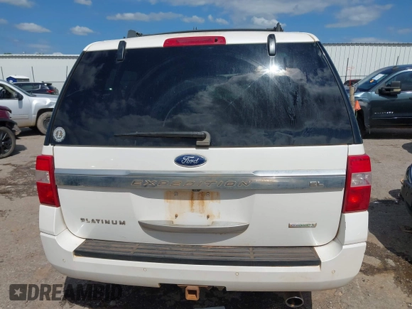 2015 Ford Expedition Max Platinum with VIN 1FMJK1MTXFEF30329, listed as a IAAI auction lot 42410300 with 184,119 mi miles and . Bid and sale history available at DreamBid. Image 17.