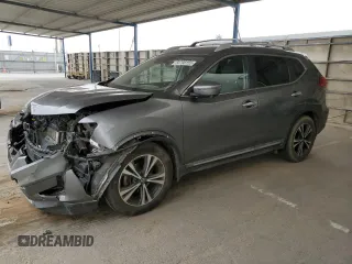 2017 Nissan Rogue SV with VIN 5N1AT2MT2HC871757, listed as a Copart auction lot 50798155 with 103,458 mi miles and Salvage Title. Bid and sale history available at carsss.com. Image 1.