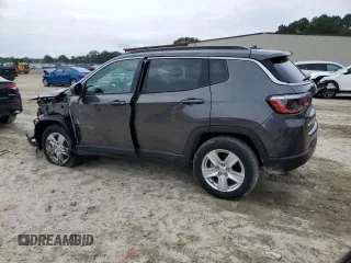 2022 Jeep Compass Latitude с VIN 3C4NJDBB8NT126707, выставлен на аукционе Copart как лот 59792595 с пробегом 61 636 миль миль и Списание • Salvage title. История ставок и продаж доступна на DreamBid. Изображение 2.