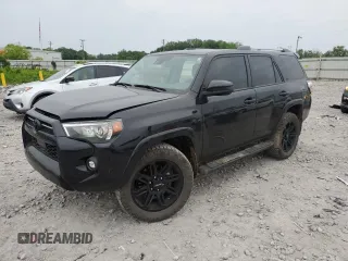 2023 Toyota 4Runner SR5 with VIN JTEEU5JR7P5298513, listed as a Copart auction lot 56635025 with 40,407 mi miles and Salvage title. Bid and sale history available at DreamBid. Image 1.