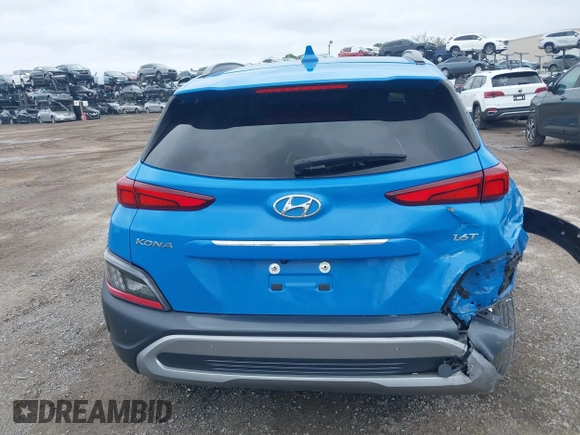 2022 Hyundai Kona Limited with VIN KM8K53A30NU883808, listed as a IAAI auction lot 41763757 with 49,811 mi miles. Bid and sale history available at carsss.com. Image 17.