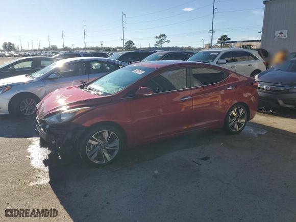 2014 Hyundai Elantra SE with VIN 5NPDH4AE4EH475169, listed as a Copart auction lot 88934815 with 144,587 mi miles and Salvage Title. Bid and sale history available at carsss.com. Image 1.