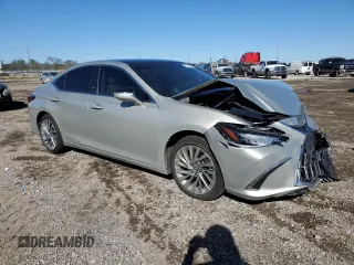 2022 Lexus ES with VIN 58AFZ1B11NU122351, listed as a Copart auction lot 81388374 with 27,198 mi miles and Salvage Title. Bid and sale history available at carsss.com. Image 4.