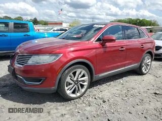2016 Lincoln MKX Reserve with VIN 2LMPJ8LP1GBL63239, listed as a Copart auction lot 51192175 with 134,969 mi miles and Salvage Title. Bid and sale history available at carsss.com. Image 1.