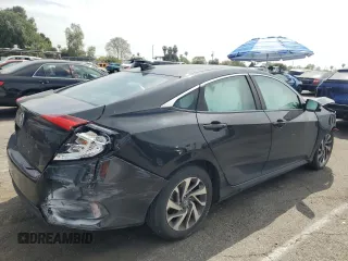 2018 Honda Civic EX with VIN 2HGFC2F7XJH537944, listed as a Copart auction lot 53353835 with 90,768 mi miles and Salvage Title. Bid and sale history available at DreamBid. Image 3.