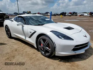 2017 Chevrolet Corvette 1LT with VIN 1G1YB2D74H5124019, listed as a Copart auction lot 61194775 with Not provided miles and Clean title. Bid and sale history available at DreamBid. Image 4.
