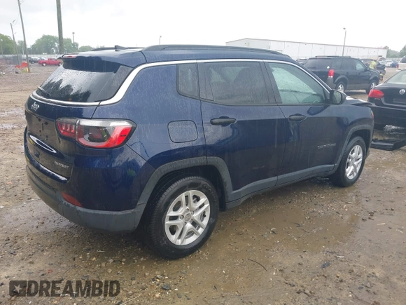2020 Jeep Compass Sport с VIN 3C4NJCAB2LT253123, выставлен на аукционе IAAI как лот 42391181 с пробегом 47 450 миль миль и . История ставок и продаж доступна на DreamBid. Изображение 4.