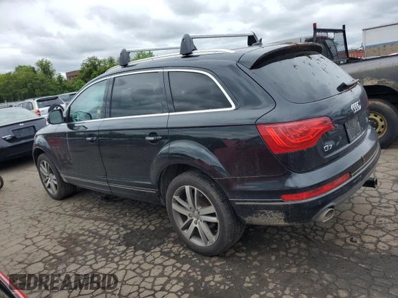 2014 Audi Q7 Premium Plus with VIN WA1LMAFE8ED020520, listed as a Copart auction lot 58448755 with 139,135 mi miles and Clean title. Bid and sale history available at DreamBid. Image 2.