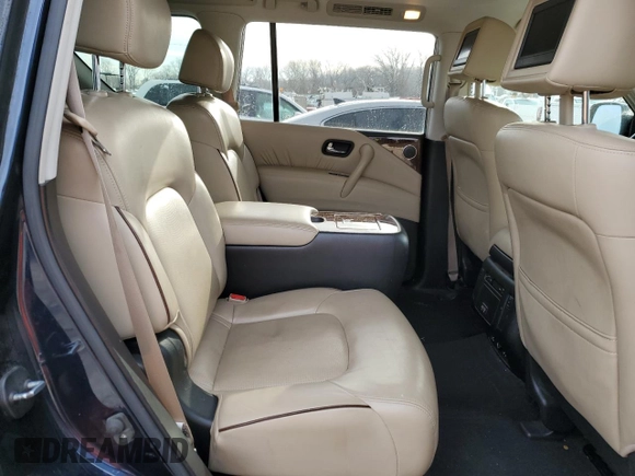 2017 Nissan Armada Platinum with VIN JN8AY2NE7H9703152, listed as a Copart auction lot 46479295 with 172,895 mi miles and Salvage Title. Bid and sale history available at carsss.com. Image 11.
