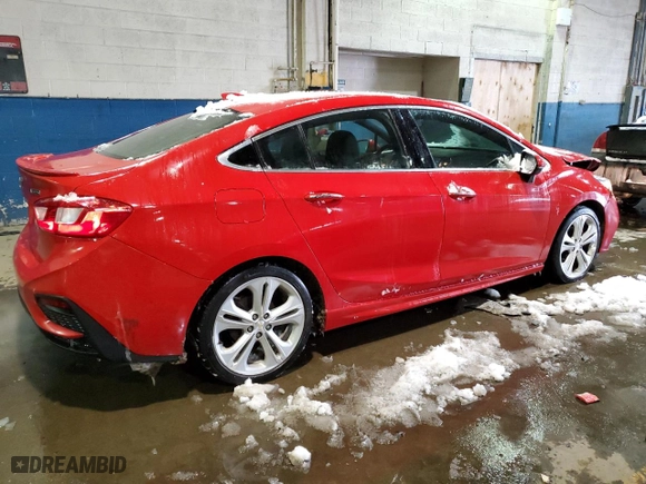 2016 Chevrolet Cruze Premier with VIN 1G1BG5SM8G7297854, listed as a Copart auction lot 38340054 with 55,291 mi miles. Bid and sale history available at carsss.com. Image 3.