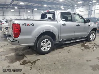 2020 Ford Ranger XL with VIN 1FTER4FH4LLA20674, listed as a Copart auction lot 49239175 with 55,290 mi miles and Salvage Title. Bid and sale history available at carsss.com. Image 3.