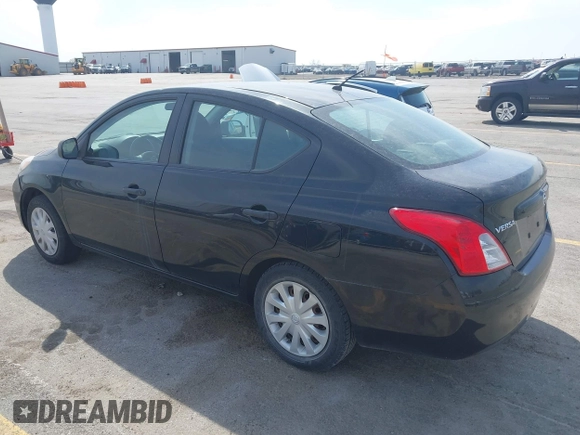 2012 Nissan Versa SV with VIN 3N1CN7AP0CL810645, listed as a IAAI auction lot 42047617 with 115,877 mi miles. Bid and sale history available at carsss.com. Image 3.