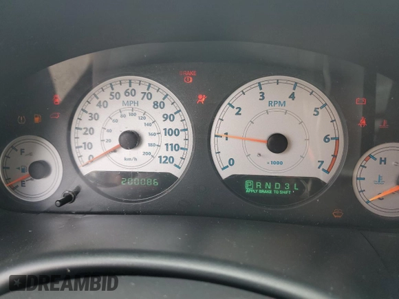 2006 Chrysler Town & Country Touring z VIN 2A4GP54L46R871164, wystawiony jako Copart lot #54726995 z przebiegiem 200 086 mil mil oraz Szkoda całkowita • Salvage title. Historia ofert i sprzedaży dostępna na DreamBid. Obrazek 9.