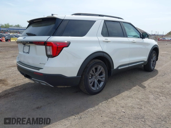 2025 Ford Explorer Active z VIN 1FMUK8DH3SGA67689, wystawiony jako IAAI lot #42134141 z przebiegiem 3 920 mil mil oraz . Historia ofert i sprzedaży dostępna na DreamBid. Obrazek 4.