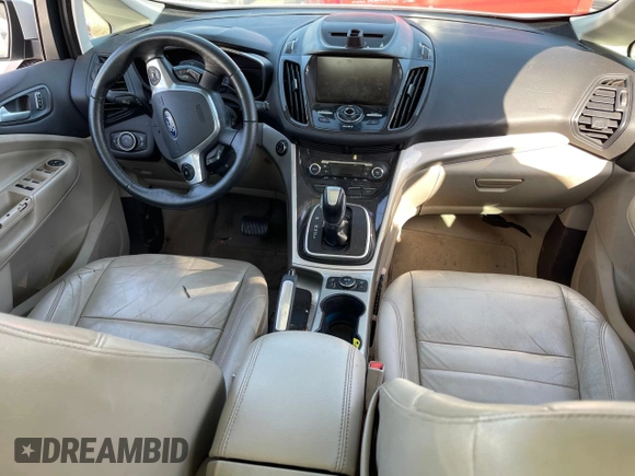 2015 Ford C-Max SEL z VIN 1FADP5BU8FL117266, wystawiony jako Copart lot #52995955 z przebiegiem 172 768 mil mil oraz Czysty tytuł • Clean title. Historia ofert i sprzedaży dostępna na DreamBid. Obrazek 9.