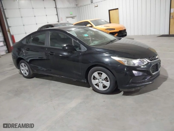 2017 Chevrolet Cruze LS with VIN 1G1BC5SMXH7184131, listed as a IAAI auction lot 41378494 with 119,964 mi miles. Bid and sale history available at carsss.com. Image 1.