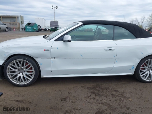 2015 Audi S5 Premium Plus with VIN WAUCGAFH2FN009433, listed as a IAAI auction lot 42034153 with 104,859 mi miles. Bid and sale history available at carsss.com. Image 6.