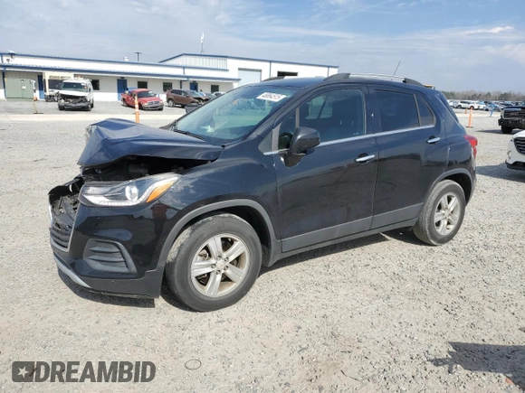 2020 Chevrolet Trax LT with VIN KL7CJLSB8LB025440, listed as a Copart auction lot 46864515 with 74,883 mi miles and Salvage title. Bid and sale history available at DreamBid. Image 1.
