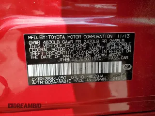 2014 Lexus GS 350 with VIN JTHBE1BL7E5031570, listed as a Copart auction lot 58766324 with 146,842 mi miles and Salvage Title. Bid and sale history available at carsss.com. Image 15.