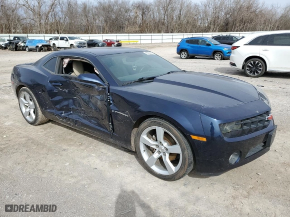 2012 Chevrolet Camaro 2LT with VIN 2G1FC1E3XC9132101, listed as a Copart auction lot 46923515 with 96,717 mi miles and Salvage Title. Bid and sale history available at carsss.com. Image 4.