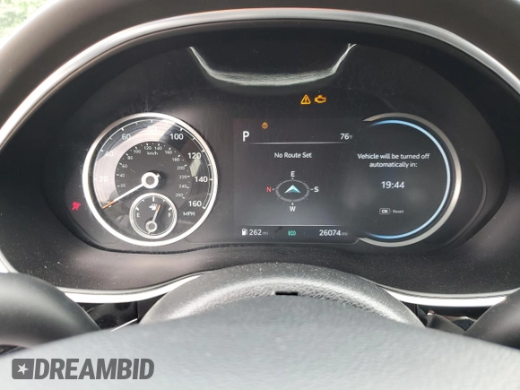 2023 Genesis G80 2.5T with VIN KMTGB4SC4PU193054, listed as a Copart auction lot 66699664 with 26,074 mi miles and Salvage Title. Bid and sale history available at DreamBid. Image 9.
