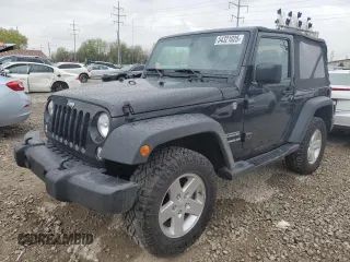 2014 Jeep Wrangler Sport with VIN 1C4AJWAG2EL110280, listed as a Copart auction lot 54321025 with 51,588 mi miles and Salvage title. Bid and sale history available at DreamBid. Image 1.