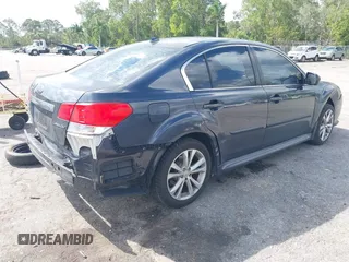 2013 Subaru Legacy Limited with VIN 4S3BMCK6XD3040848, listed as a IAAI auction lot 41913283 with 191,013 mi miles and . Bid and sale history available at DreamBid. Image 4.