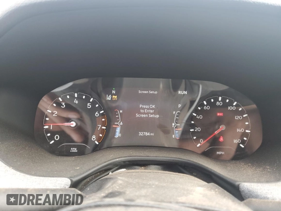 2022 Jeep Compass Latitude with VIN 3C4NJDBB6NT124048, listed as a Copart auction lot 48069535 with 32,784 mi miles and Salvage title. Bid and sale history available at DreamBid. Image 9.