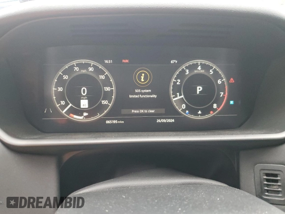 2019 Land Rover Discovery SE with VIN SALRG2RV5KA087574, listed as a Copart auction lot 73515614 with 65,195 mi miles and Clean Title. Bid and sale history available at carsss.com. Image 9.