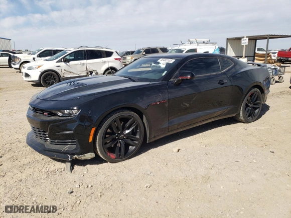 2022 Chevrolet Camaro 1SS with VIN 1G1FF1R78N0133653, listed as a Copart auction lot 46483105 with 42,487 mi miles and Salvage Title. Bid and sale history available at carsss.com. Image 1.
