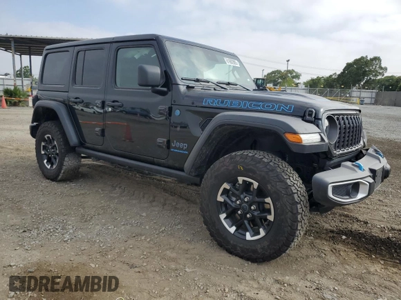 2024 Jeep Wrangler Rubicon z VIN 1C4RJXR6XRW291900, wystawiony jako Copart lot #61682885 z przebiegiem Nie podano mil oraz Szkoda całkowita • Salvage title. Historia ofert i sprzedaży dostępna na DreamBid. Obrazek 4.