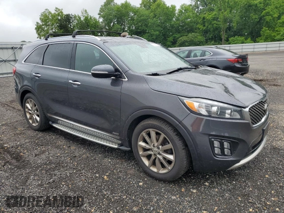 2016 Kia Sorento SX z VIN 5XYPKDA51GG152979, wystawiony jako Copart lot #57942165 z przebiegiem 189 283 mil mil oraz Szkoda całkowita • Salvage title. Historia ofert i sprzedaży dostępna na DreamBid. Obrazek 4.