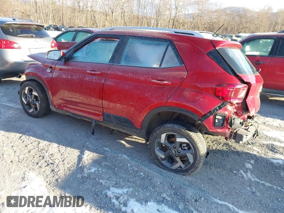 2024 Hyundai Venue SEL with VIN KMHRC8A33RU327385, listed as a IAAI auction lot 41247378 with 5,591 mi miles and . Bid and sale history available at DreamBid. Image 3.