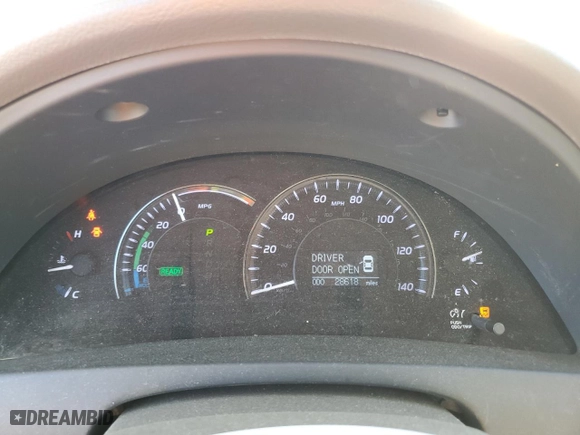 2010 Toyota Camry Hybrid with VIN 4T1BB3EK4AU125782, listed as a Copart auction lot 50256555 with 28,618 mi miles and Salvage Title. Bid and sale history available at carsss.com. Image 9.
