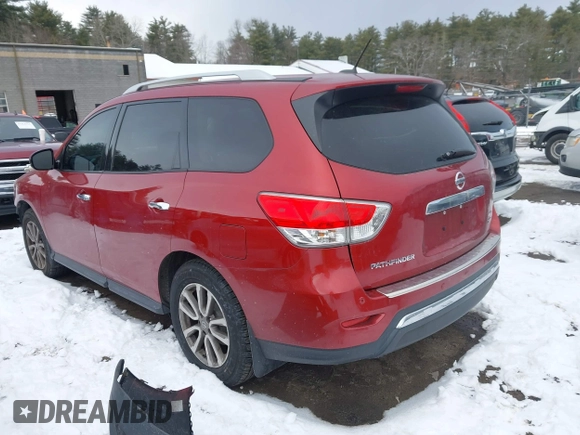 2014 Nissan Pathfinder Platinum with VIN 5N1AR2MM0EC688604, listed as a IAAI auction lot 41434433 with 131,142 mi miles and . Bid and sale history available at DreamBid. Image 3.