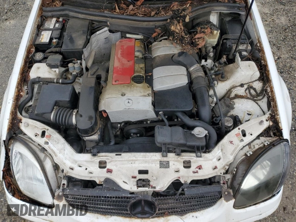 2001 Mercedes-Benz SLK-Class Kompressor with VIN WDBKK49F71F215406, listed as a Copart auction lot 49021325 with 101,479 mi miles and Salvage Title. Bid and sale history available at carsss.com. Image 11.