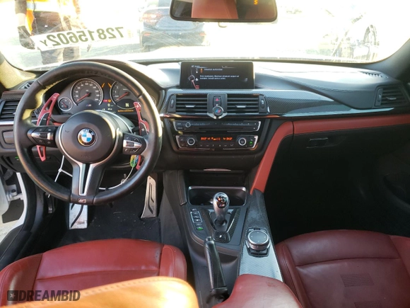 2015 BMW M4 with VIN WBS3R9C53FK332597, listed as a Copart auction lot 72815602 with 90,445 mi miles. Bid and sale history available at carsss.com. Image 8.