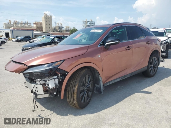 2024 Lexus RX with VIN 2T2BAMCA3RC057390, listed as a Copart auction lot 61477084 with 4,439 mi miles and Salvage Title. Bid and sale history available at carsss.com. Image 1.