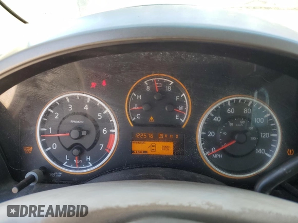 2008 Nissan Titan XE with VIN 1N6BA06A88N301438, listed as a Copart auction lot 59638385 with 122,576 mi miles and Salvage title. Bid and sale history available at DreamBid. Image 9.