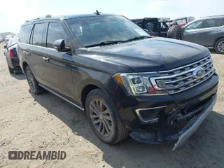 2019 Ford Expedition Limited with VIN 1FMJU1KT5KEA42669, listed as a IAAI auction lot 41649675 with 1 mi miles. Bid and sale history available at carsss.com. Image 1.
