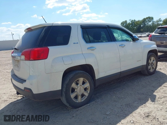 2013 GMC Terrain SLE with VIN 2GKALMEK6D6390973, listed as a IAAI auction lot 40496878 with 105,995 mi miles and . Bid and sale history available at DreamBid. Image 4.