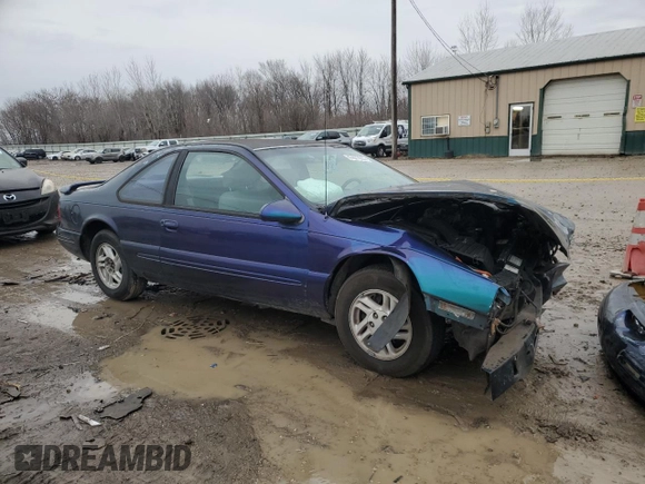 1996 Ford Thunderbird LX z VIN 1FALP6244TH118429, wystawiony jako Copart lot #47677935 z przebiegiem 167 726 mil mil oraz Szkoda całkowita • Salvage title. Historia ofert i sprzedaży dostępna na DreamBid. Obrazek 4.